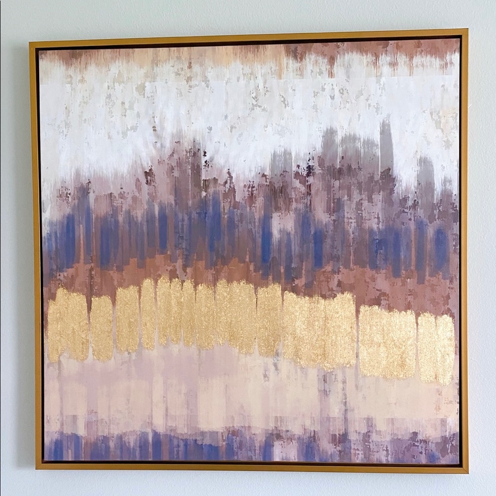 WORLD MARKET Metallic Abstract Wall Art